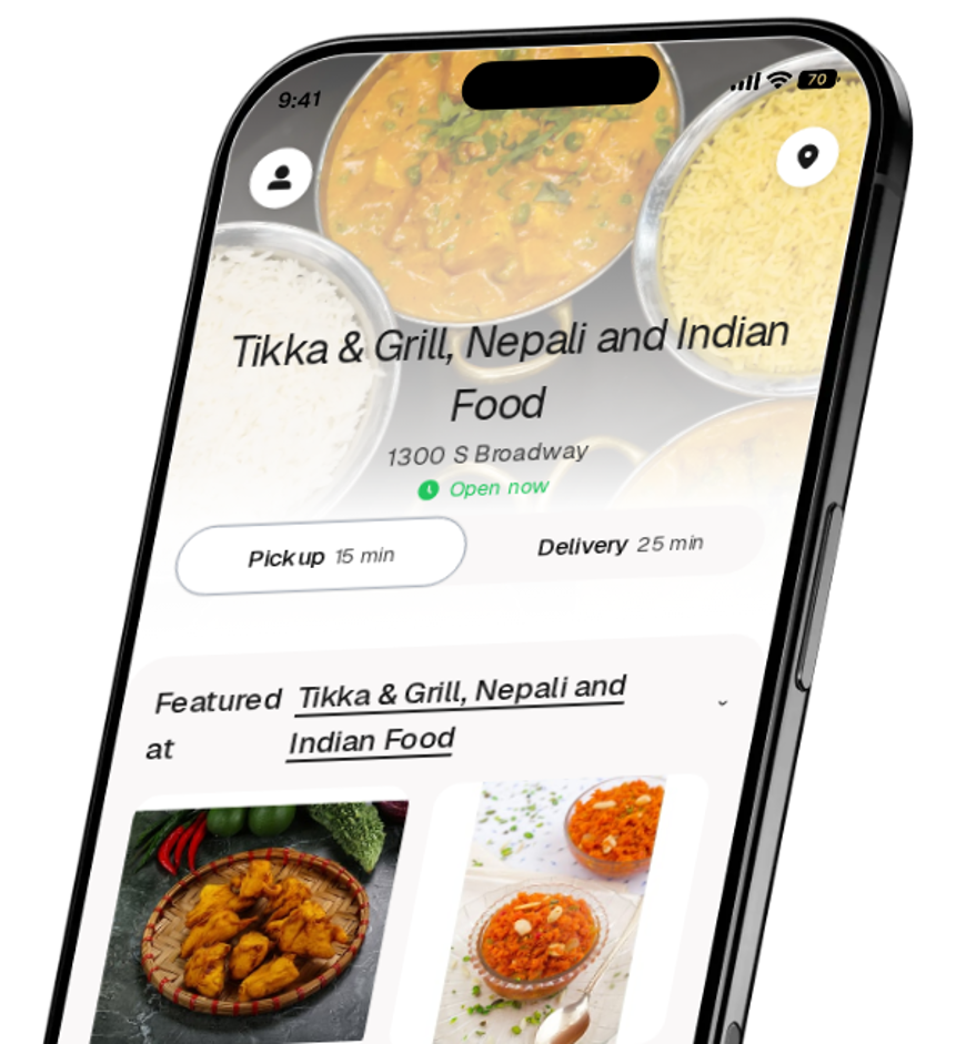 Tikka & Grill, Nepali and Indian Food app preview